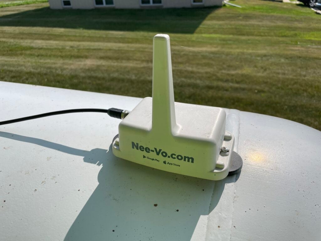OtoData Tank Monitor on Propane Tank